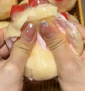 Strawberry Shortcake Wax Cracking Squishy Satisfying Crunchy Stress Ball Stim Toy