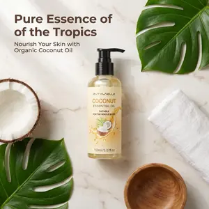 Coconut Cream Pie Body Oil, Sweet Creamy Scent, Deep Moisturizing, Glowing Skin, Fast Absorbing, Non Greasy, Handcrafted, 5.07 Fl Oz