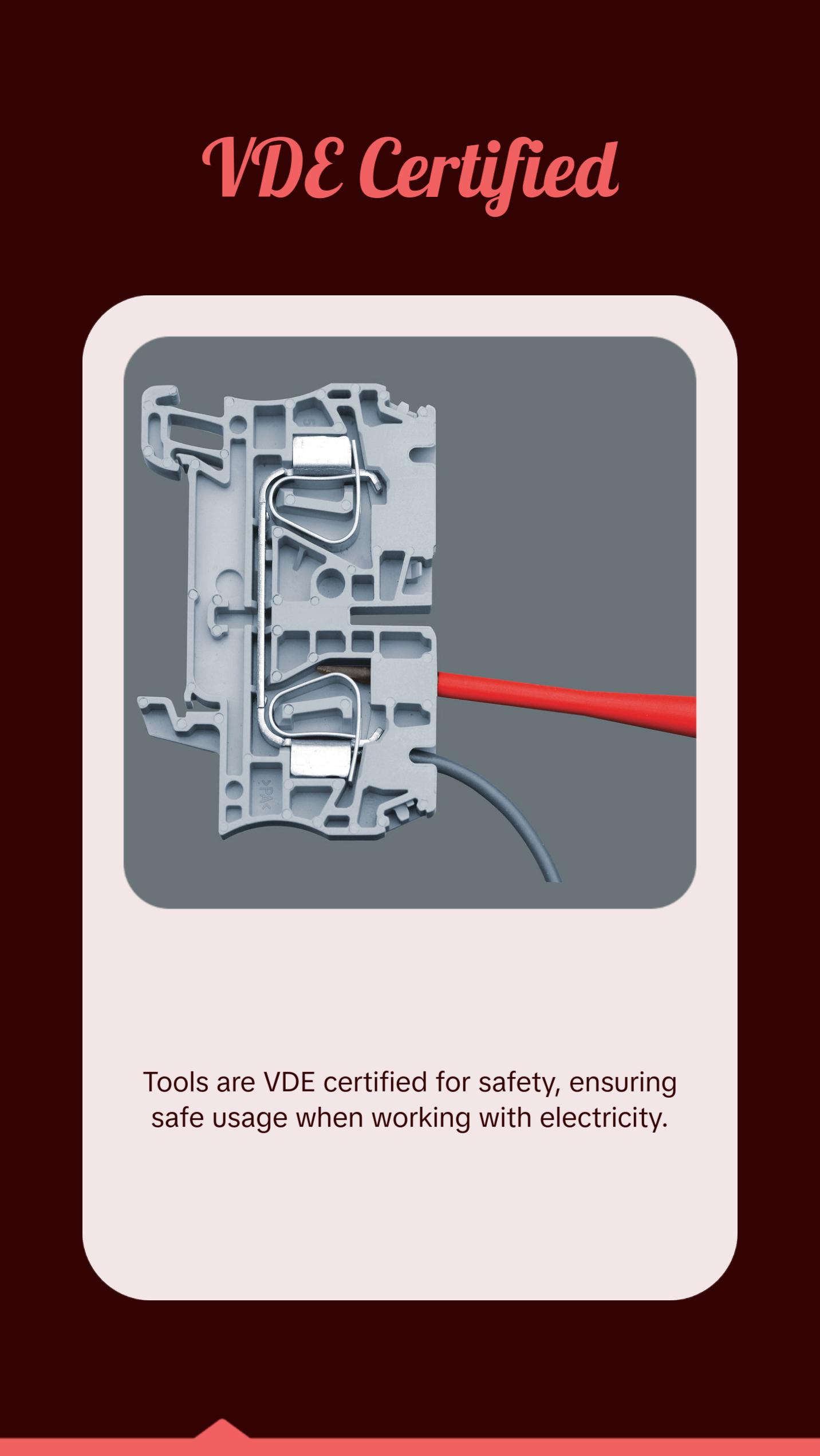 Wera 9711 Foam insert VDE screwdriver set 1, 16 pieces