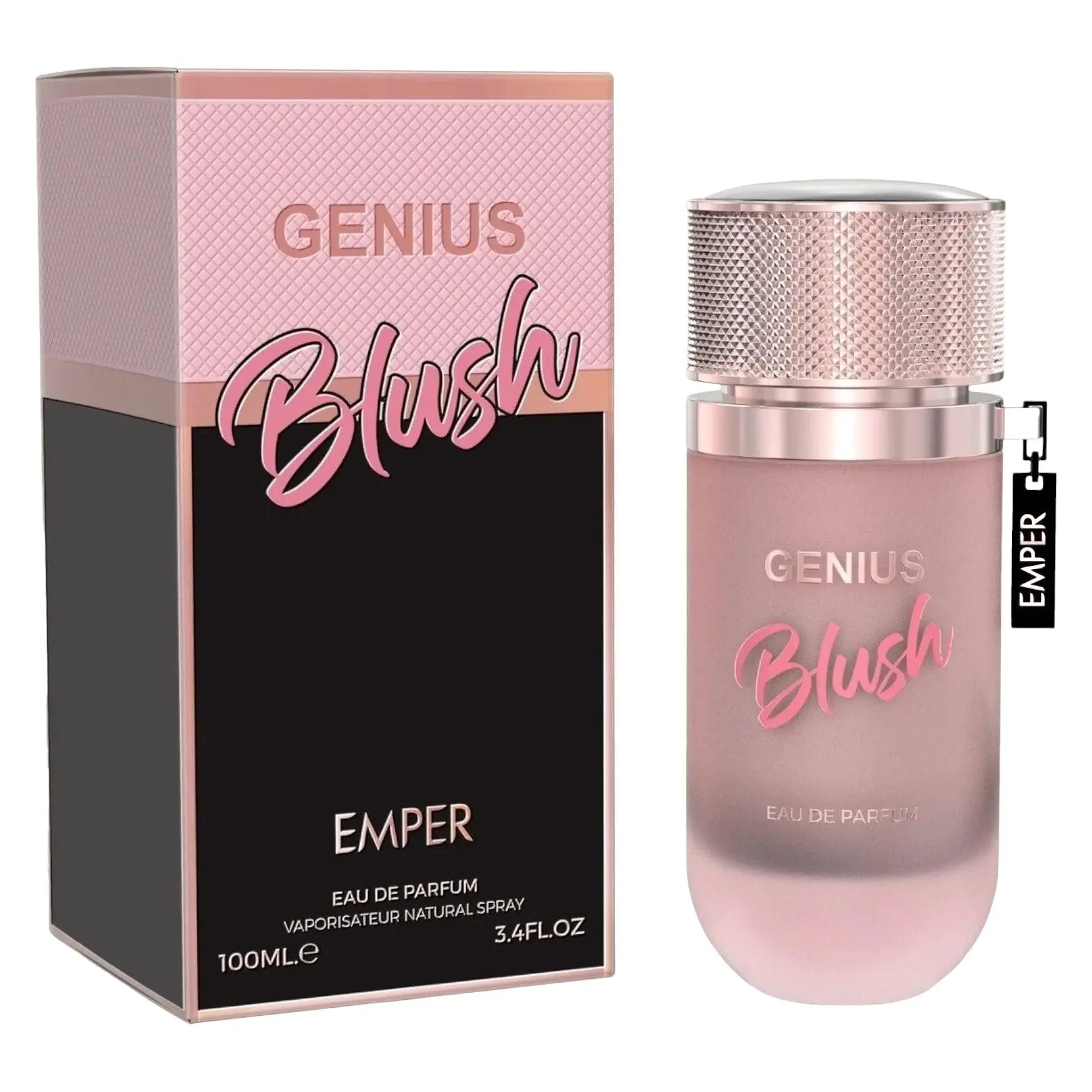 EMPER GENIUS Women's Blush EDP - 100ML (3.4oz) Luxurious Seductive Daily Wear Perfumes, Floral Natural Fragrance for Daily Use