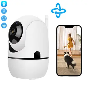 360° Rotatable Wireless WiFi Security Camera, 1080P HD Night-Vision Camera with 2-Way Audio, Remote View via APP for Home/Shop/Warehouse/Pet