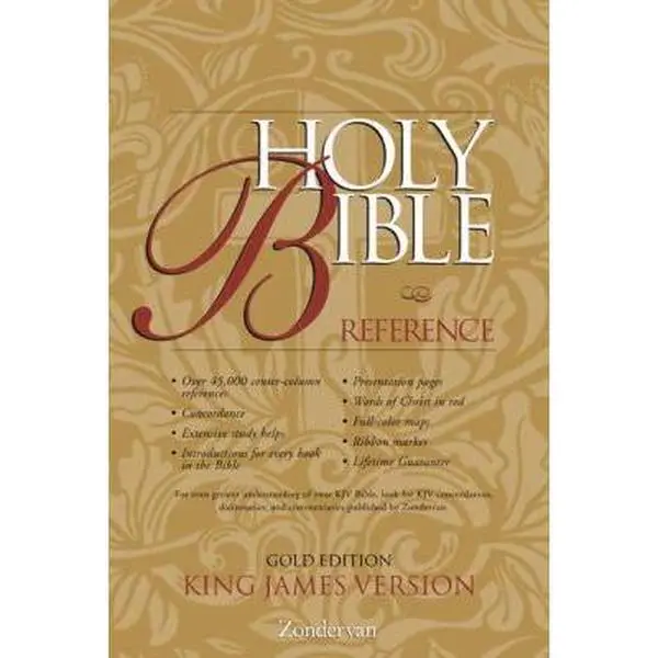 USED-KJV Holy Bible Reference, Gold Edition by Zondervan (Unknown)