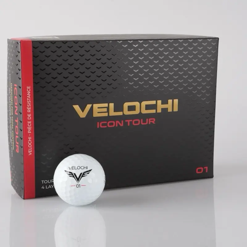 VELOCHI ICON TOUR Golf Balls, 12-Pack Sports & Outdoor Golf Accessory for Fan Shop Enthusiasts