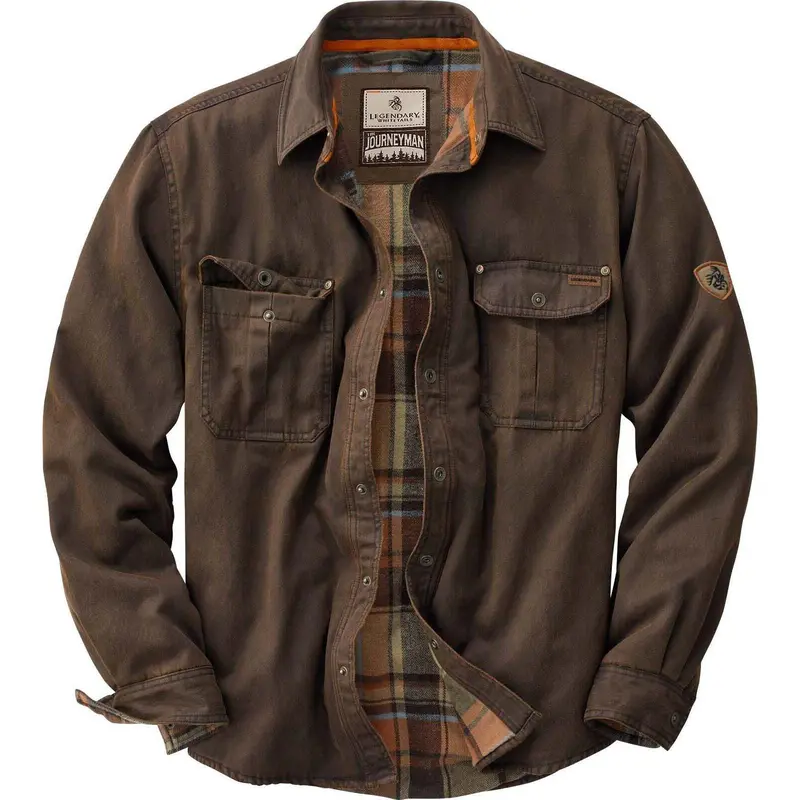 Men's Journeyman Flannel Lined Shirt Jacket - 1