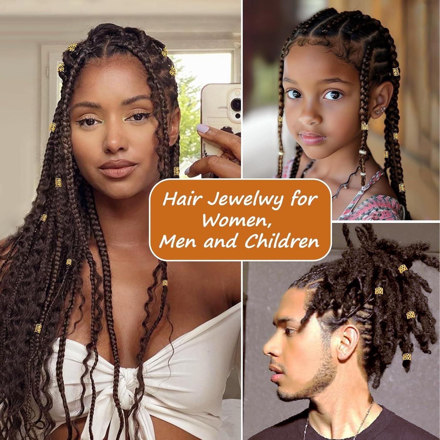 220pcs Dreadlock Hair Rings