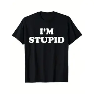 I'm With Stupid Funny Matching Couples Sarcastic T-Shirt, 100% Cotton, Humorous Theme Gift, S - XXXL y2k  outfits  men time  tee  shirt  backwards demon slayer  merch double print oversize lightweight acid valentine graphic tee men's t shirts