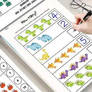 64 Page Digital Practice Book for Kids Learning Writing & Reading, Cute Cartoon Design, Back-To-School Supplies, Easter & Christmas Gift, Classroom Supplies