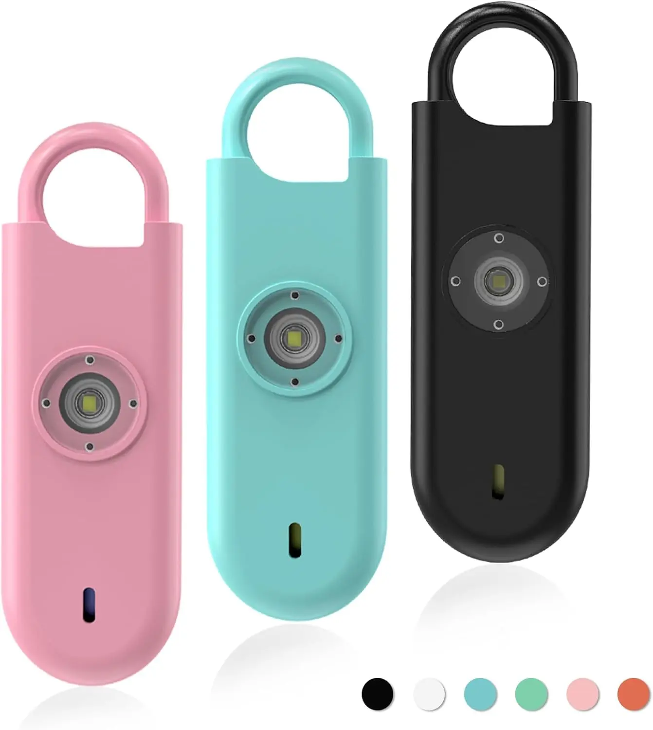 Women's Personal Safety Key Siren, 3-Pack Emergency Security Alert Devices for Home & Personal Use
