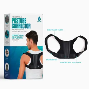 Adjustable Posture Corrector with Back Support Bar