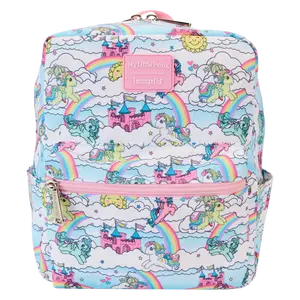 My Little Pony Sky Scene All-Over Print Nylon Square Mini Backpack