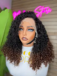 Wig full frontal 13x4 pixie curly 250% density