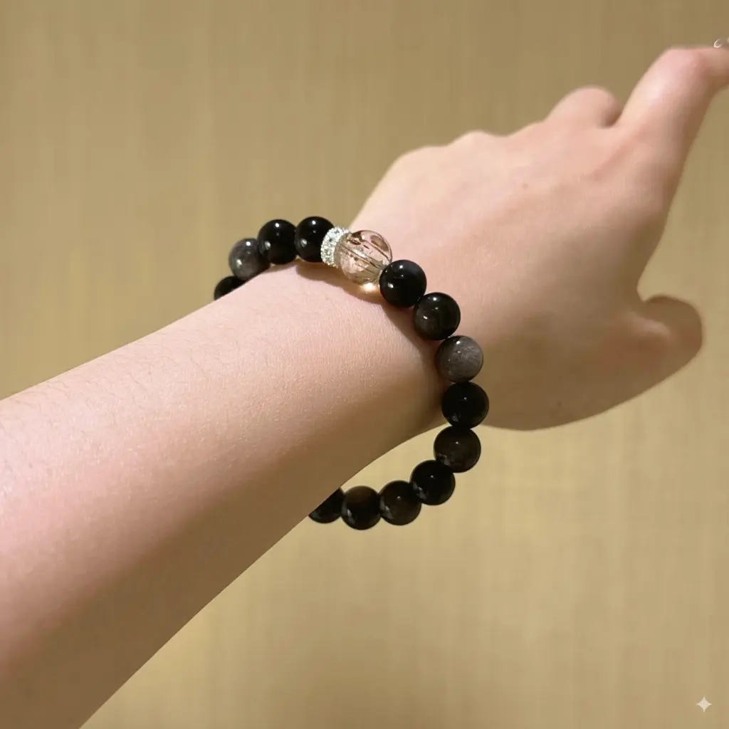 Healing Bracelet for Men - Protection, Abundance & Prosperity - Handcrafted for Adults