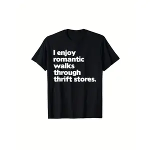 Bdhjydb Funny Thrift Store Art for Men Women Thrift Shop Thrifting T-Shirt, Short Sleeve Top for Daily Activities, Crew Neck, Drop Shoulder, Short Sleeve - Versatile & Comfortable for Casual Outings, Parties, Beach & Sports
