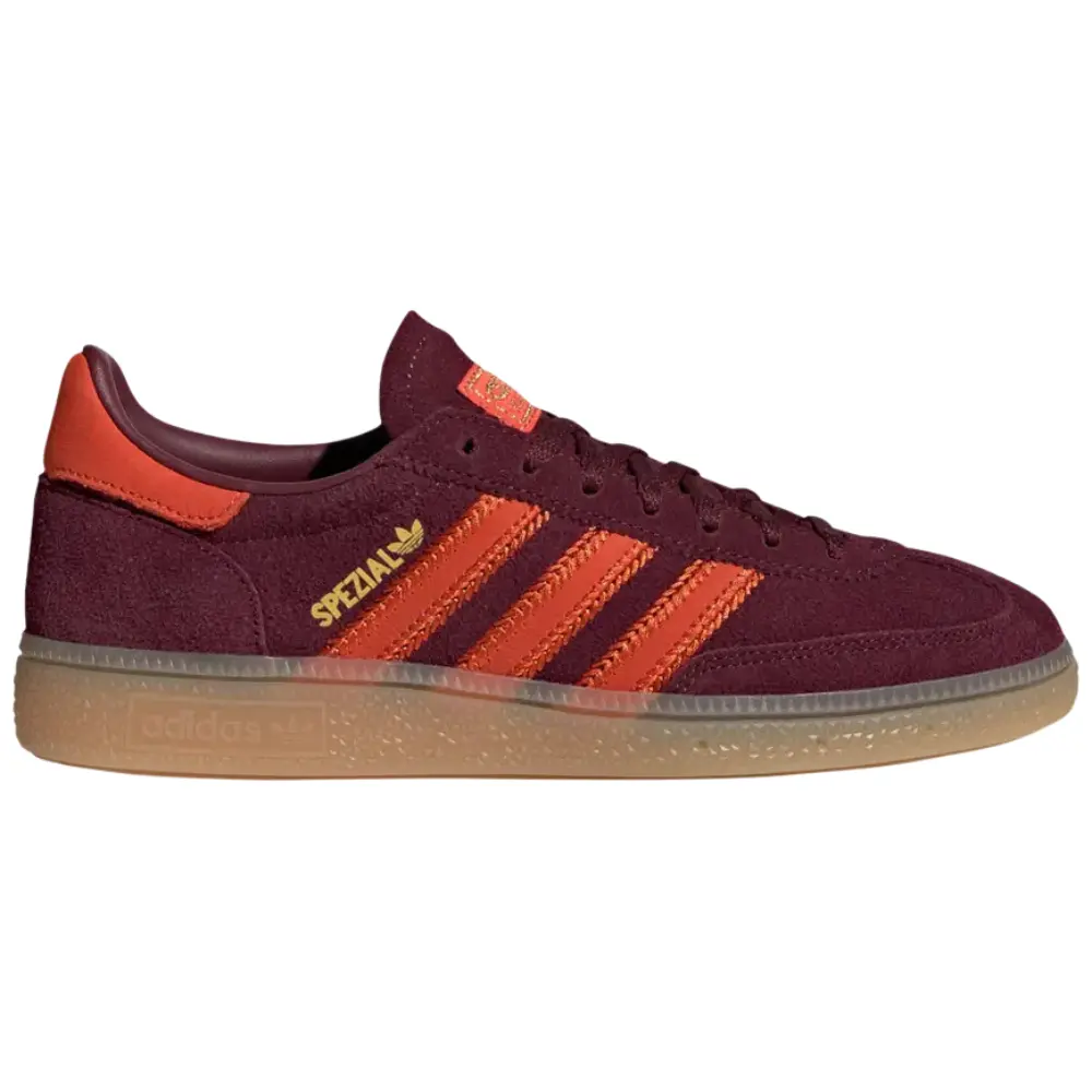 Adidas Originals Women's Maroon Handball Spezial Sneakers, JR0848