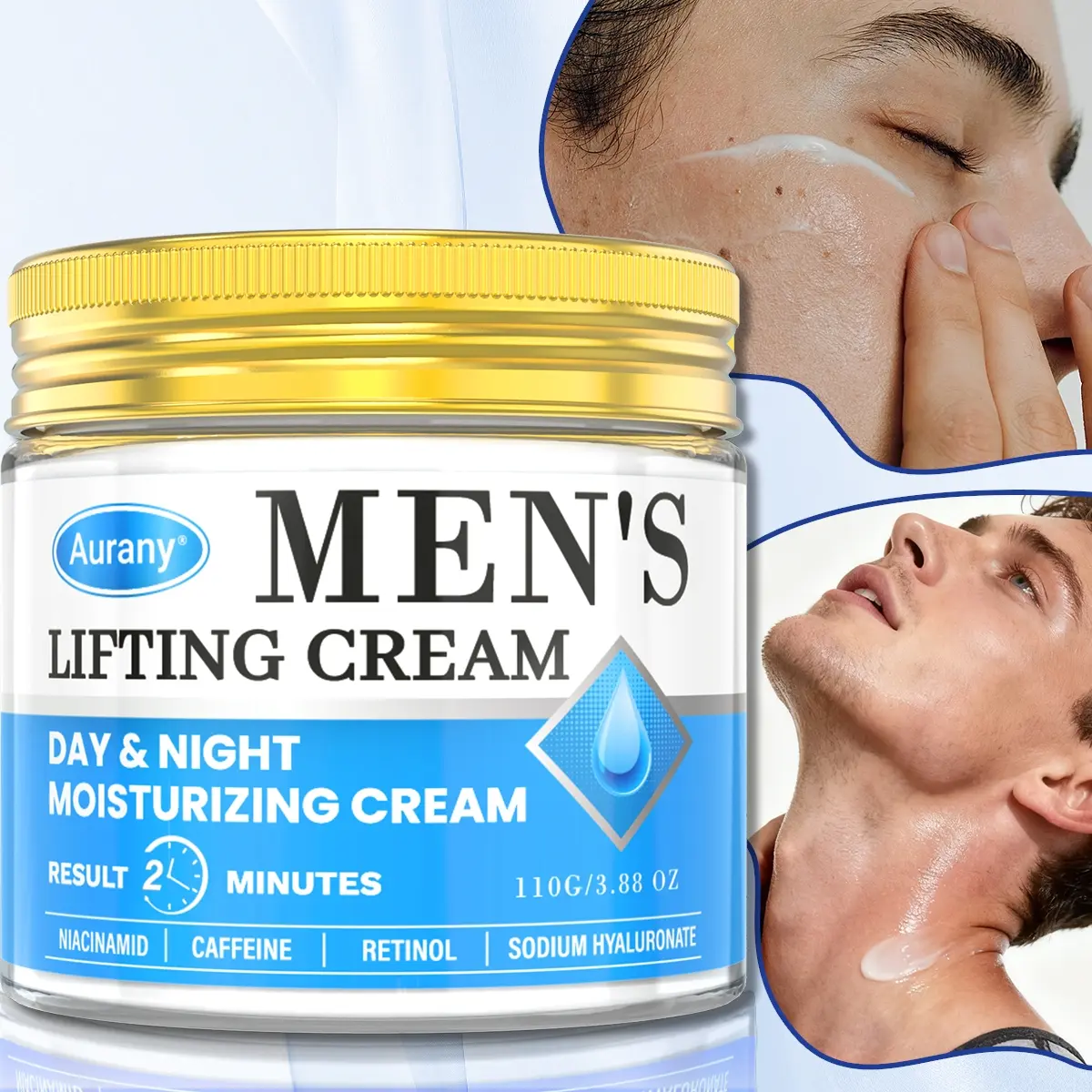 Premium Men'S Face Cream，Daily and Nigh Hydrating Moisturizing Cream ...