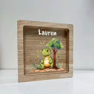 Personalized Dinosaur Savings Banks