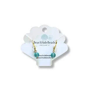 Teal Earrings