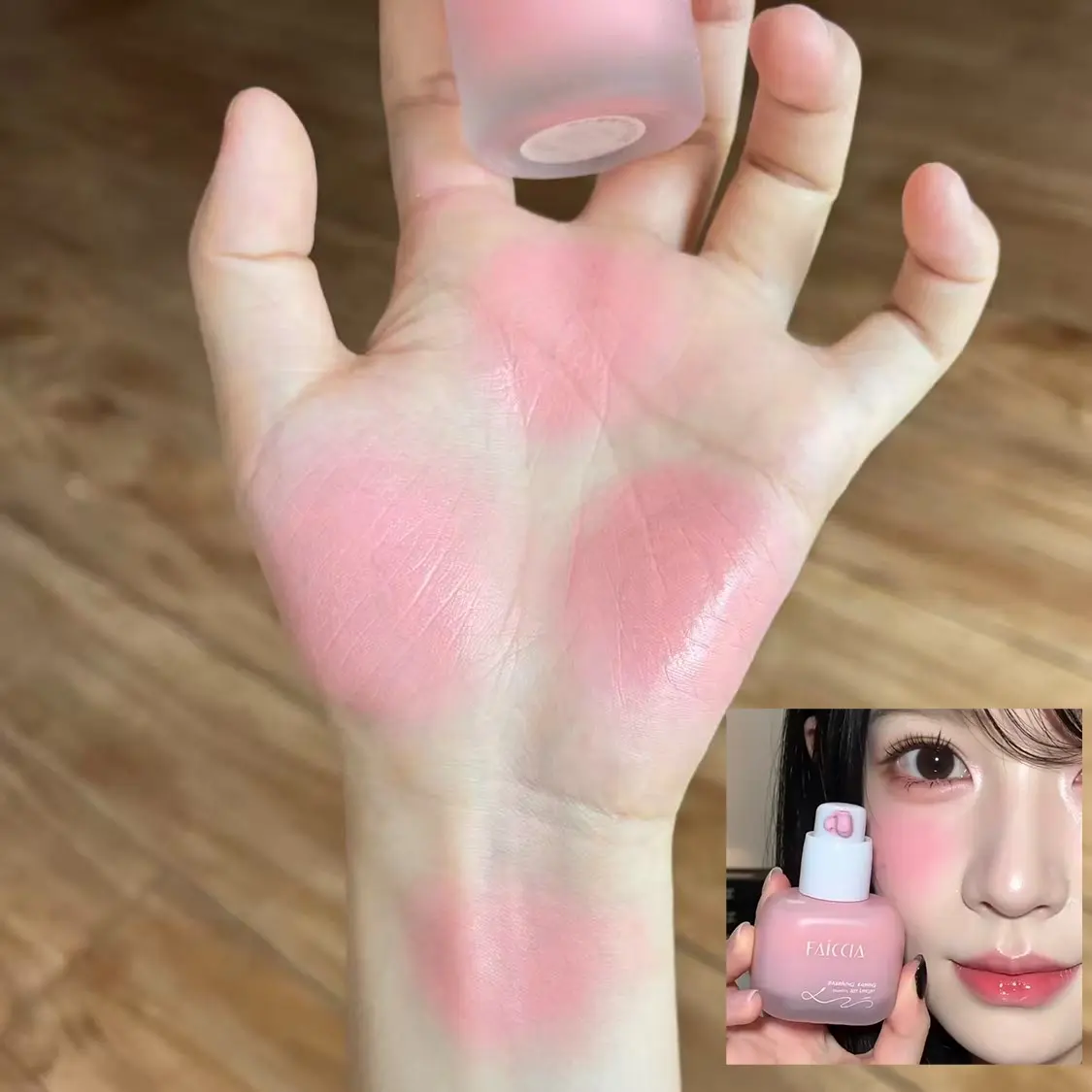 This lightweight hydrating liquid blush blends smoothly into skin. It creates sheer natural tone with Glow, flawless non-cakey finish. The formula fits skin perfectly, keeps color stable and maintains fresh delicate makeup all day. Beauty Cosmetics