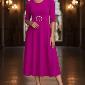 MIDI Dress with belt