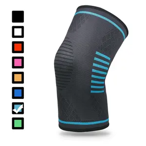 Sports Knee Pads Wholesale Four Elastic Non-Slip Warm Nylon Knitted Patellar Knee Brace Patellar Belt Protective Gear Outdoor Cycling Climbing Knee Pads