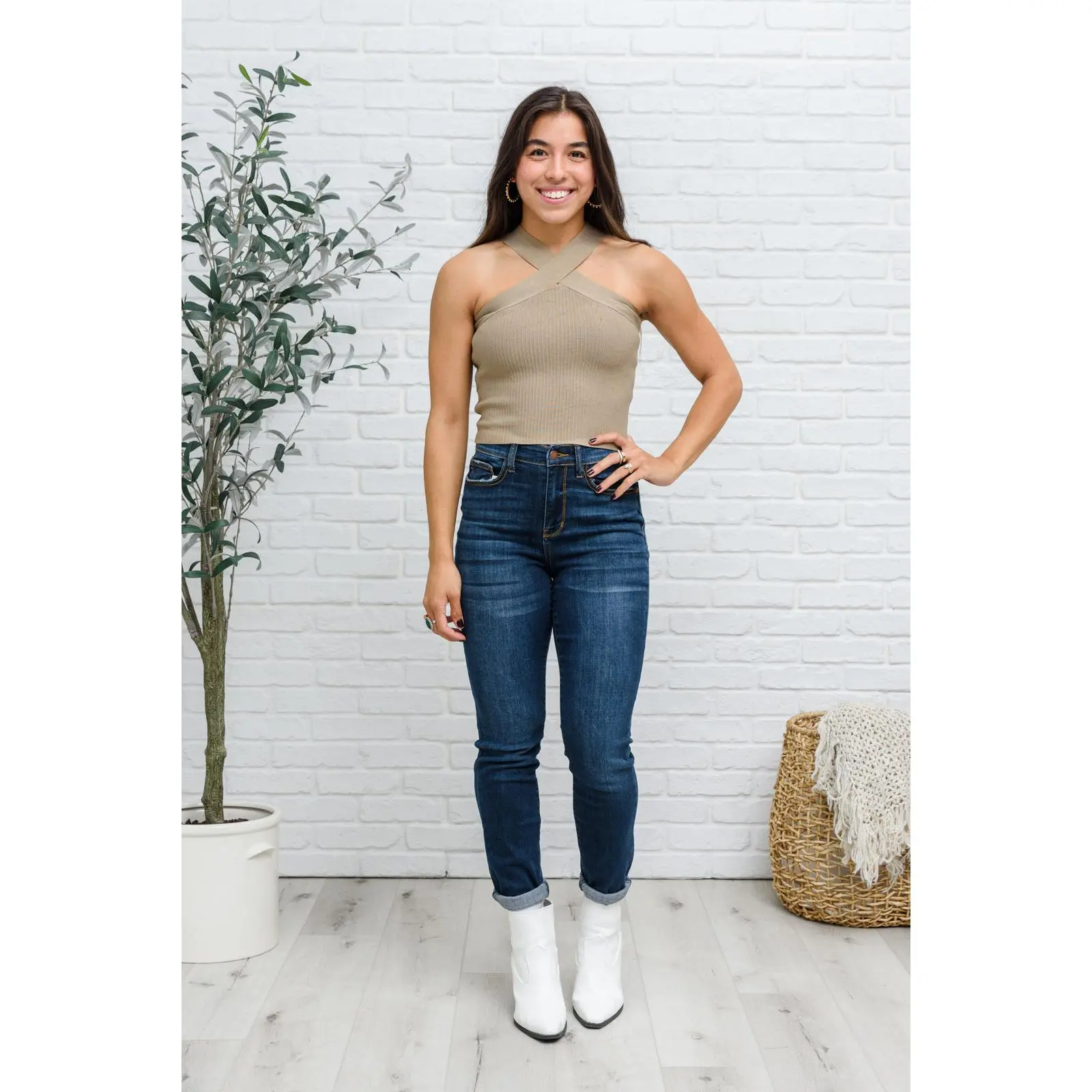 Crossways Halter Top