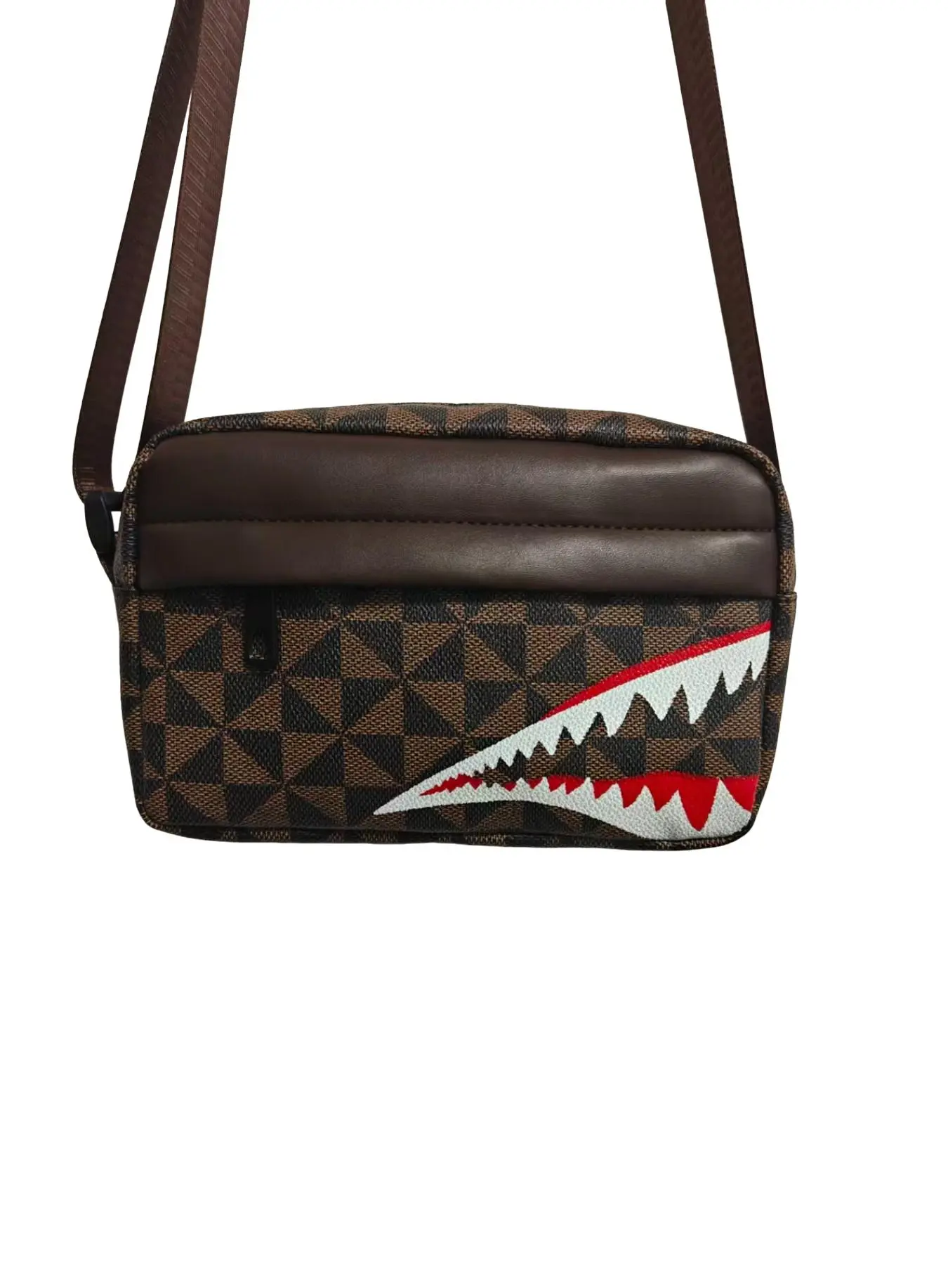 Minimalist Compact Square Crossbody Bag, Adjustable Shoulder Strap 