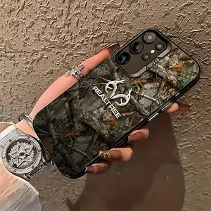 Phone Case - R-Realtree Real Tree Camo Phone Case Compatible with for Samsung Galaxy S25 S24 S23 S22 S21 S20 FE Ultra Plus Edge 4G 5G Drop Resistant Matte Back Cover