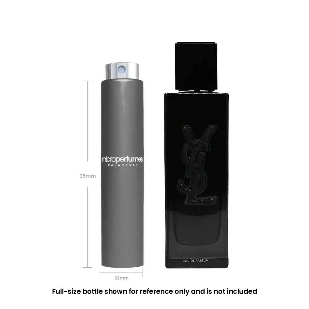 Yves Saint Laurent MYSLF EDP For Men – 0.17 fl oz / 5 mL Travel Spray Decant, Calabrian Bergamot, Tunisian Orange Blossom, Ambrofix, Gift for Him, Independently Rebottled by MicroPerfumes