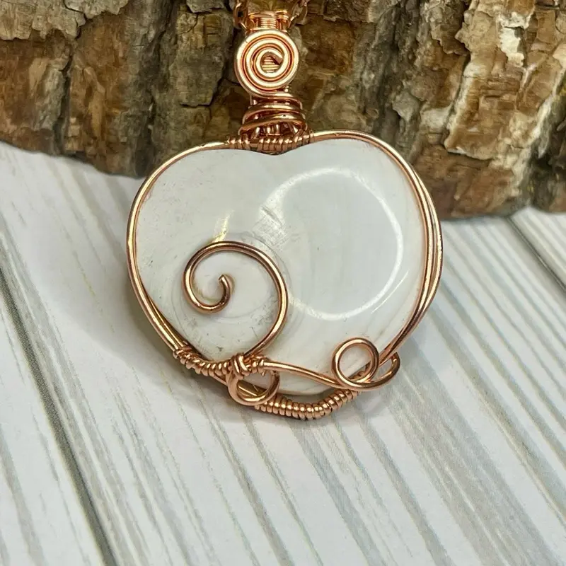 Shiva Eye Shell Genuine Copper Pendant Necklace