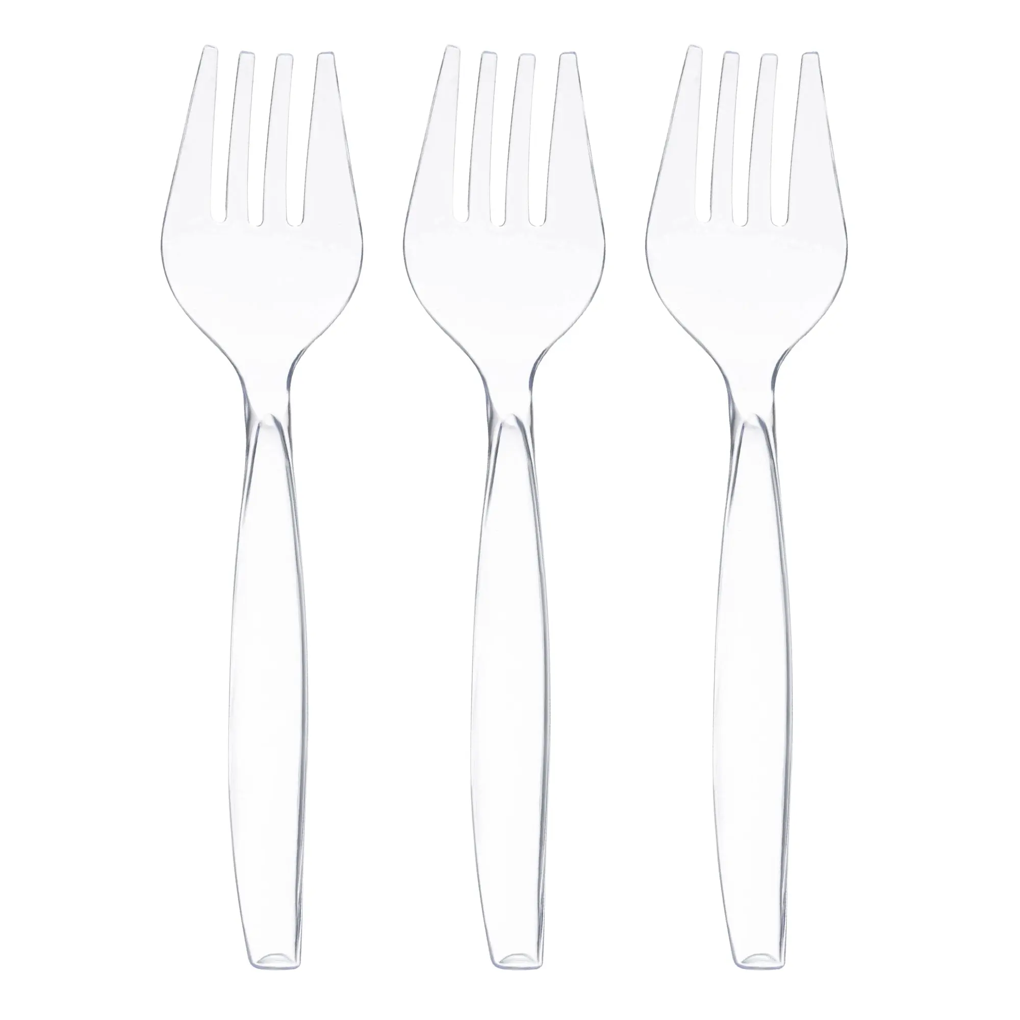 Clear Disposable Plastic Serving Forks