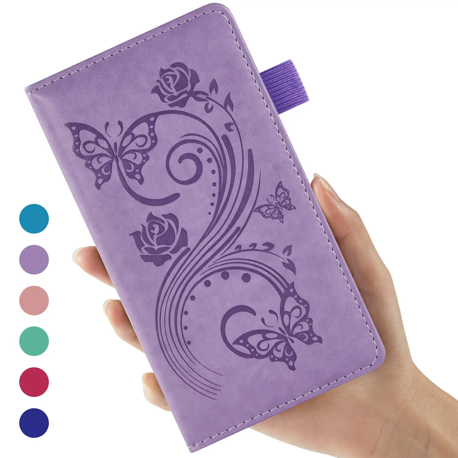 2027 A6 Weekly-Monthly Pocket Planner for Purse, Jan-Dec 2027, 3.8"X7" Organizer with Inner Pocket, Ribbon Bookmarks, Pen Holder, Planner Accessories