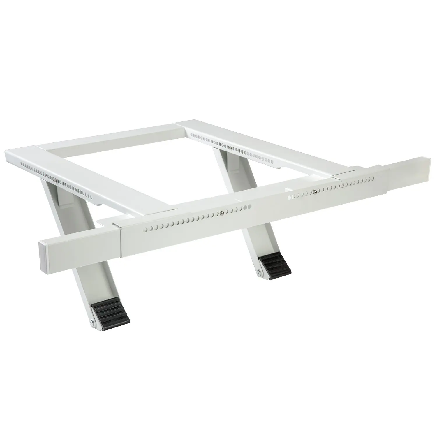 Ivation Air Conditioner Support Bracket, No Tools or Drilling Required - Easy to Install Window AC Mount - Heavy Duty Steel, Holds Up to 200lbs - Fits Single Or Double Hung Windows 19.25H by 17.25L