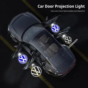 Car Door Welcome Light Car Open Door Projection Lamp For Volkswagen VW Polo Golf T5 Caddy T4 Touran GTI Passat Scirocco Tiguan