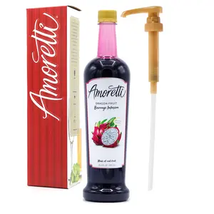Dragon Fruit Beverage Infusion - 94 Servings – Real Fruit Drink Mix & Water Enhancer for Cocktails, Tea & More, Preservative-Free