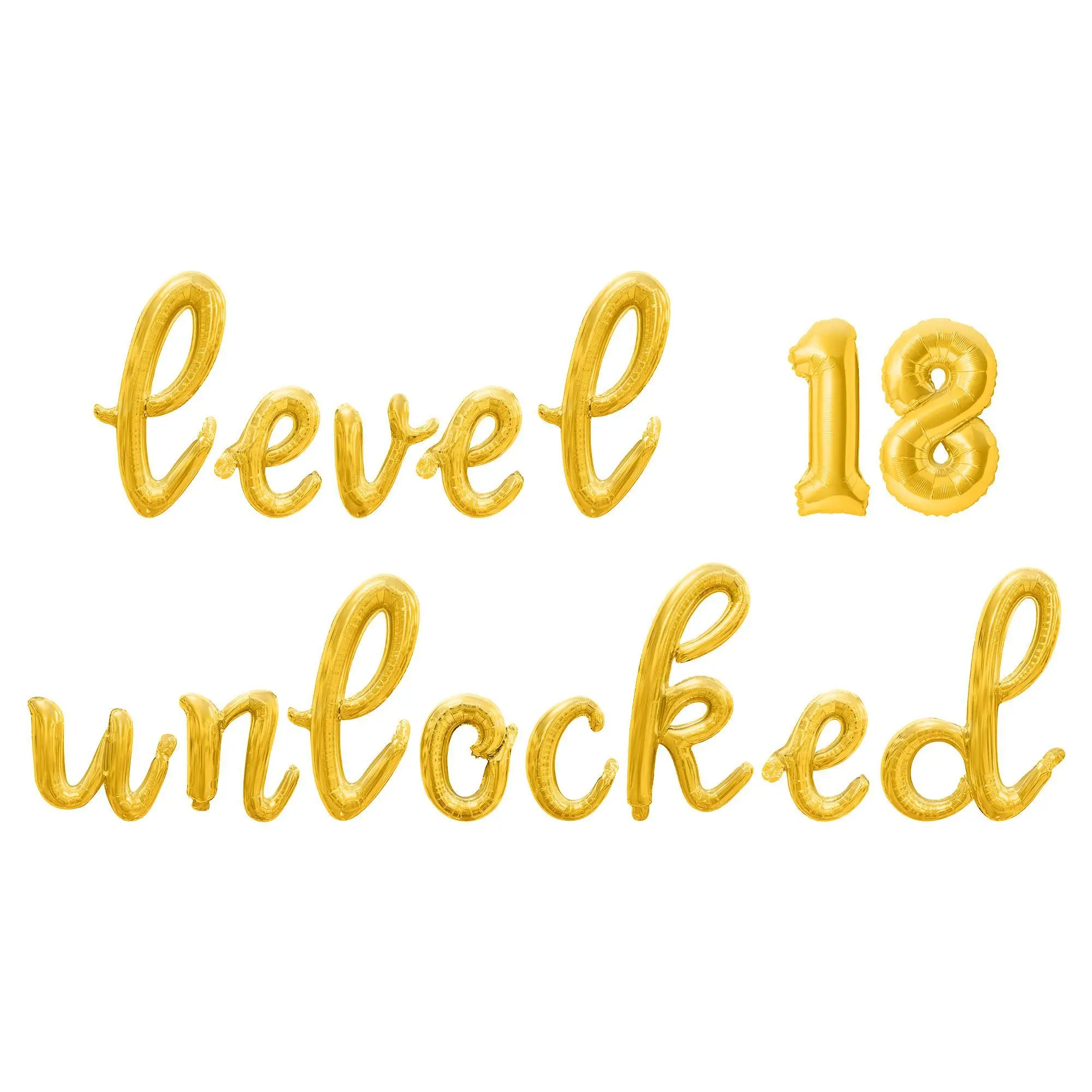 Cursive Script Letter Balloons - LEVEL 18 UNLOCKED 16