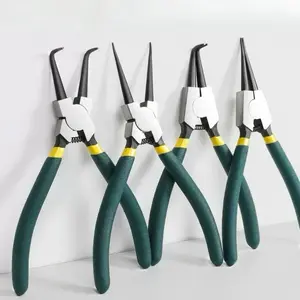 Multifunctional External Spring Snap Ring Pliers, Stainless Steel Build, Comfortable Handle Design, Standard Head, Suitable for Car Repair and DIY Projects