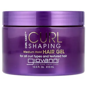 Giovanni Curl Habit™, Curl Shaping Hair Gel, Medium Hold, For All Curl Types and Textured Hair, 10.5 fl oz (310 ml)