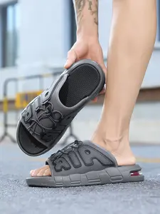 Fashionable Men's Indoor Home Comfort Slippers, Casual One-Piece Slip-Ons for Daily Wear, Stylish Men's House Shoes