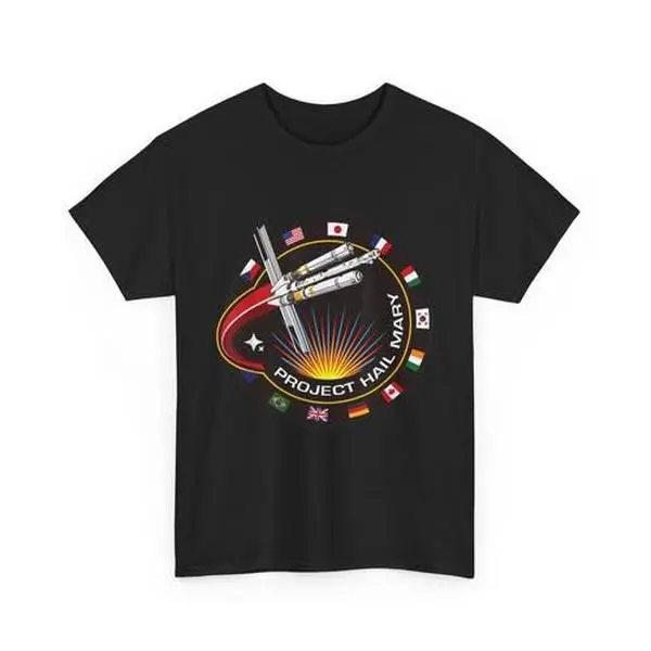 Project Hail Mary Shirt Ringer T-shirt, Scary Space Monster Rocky Shirt, Men Women Cotton Top
