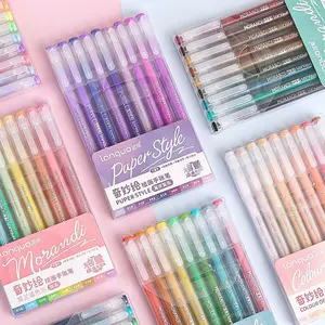 9-Piece Neutral Pen Drawing Set, Art Marker Set, Rich Colors, Large Capacity, Ideal for Artists and Students, Perfect for Sketching and Painting