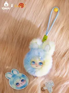 LOKIKI "Waiting For..." Series Mixed Plush Blind Box Keychain - Cute Bunny Phone Charm Collectible