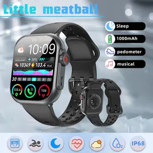 Smart Watch for Men & Women, 1000mah Battery, 100-Day Standby, 1.85'' HD Screen, IP68 Waterproof, Heart Rate/sleep Monitor, Fitness Tracker, Health Smart Watch