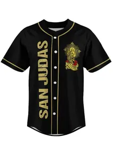 Men's Saint Juditas sports shirt, Saint Juditas design, Saint Juditas baseball sports shirt, unisex design, summer top for all seasons, Jersey Top, Sportswear Top