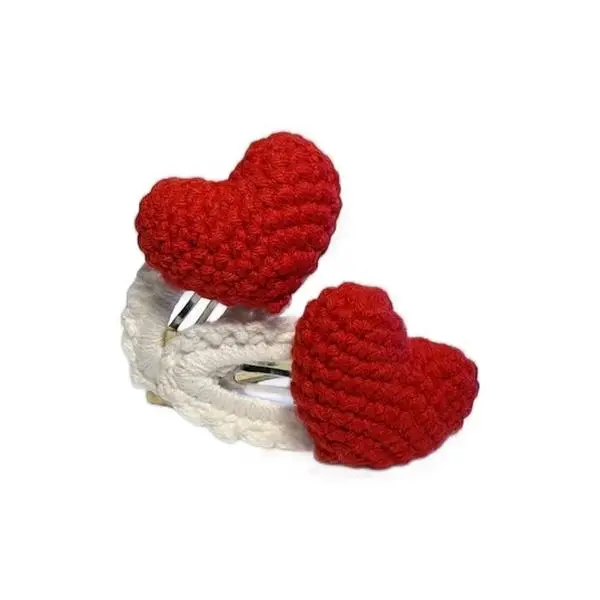 Cisneoficialshop Handmade Crochet Hair Clips