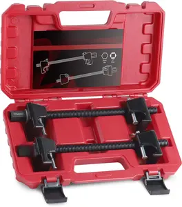 Spring Compressor Tool, Heavy-Duty Coil Spring Compressor Tool with Locking Pins, Strut Spring Compressor 13/16" Socket 1/2" Drive to Compress The Coil Spring