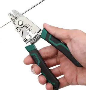 3 Holes Fiber Optic Wire Stripers 2025 New,Comes with 4 Cable Stripping Hole Sizes and a Small Adjustment Wrench,Precision Fiber Stripper/Optic Tools for Installers and Electricians