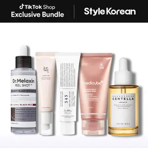 [StyleKorean] K-beauty Beginner Set - Dr.Melaxin Peel Shot Peeling Ampoule, Medicube Collagen Night Wrapping Mask, Beauty of Joseon Revive Eye Serum