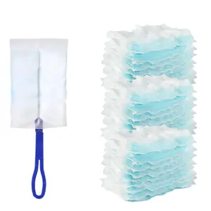 50 Pack Duster Refill, Multi Surface Heavy Duty Feather Dusters Kit with 1 Handle, Duster Replacement Refills for Cleaning Furniture, Blinds, Ceiling Fans and Car