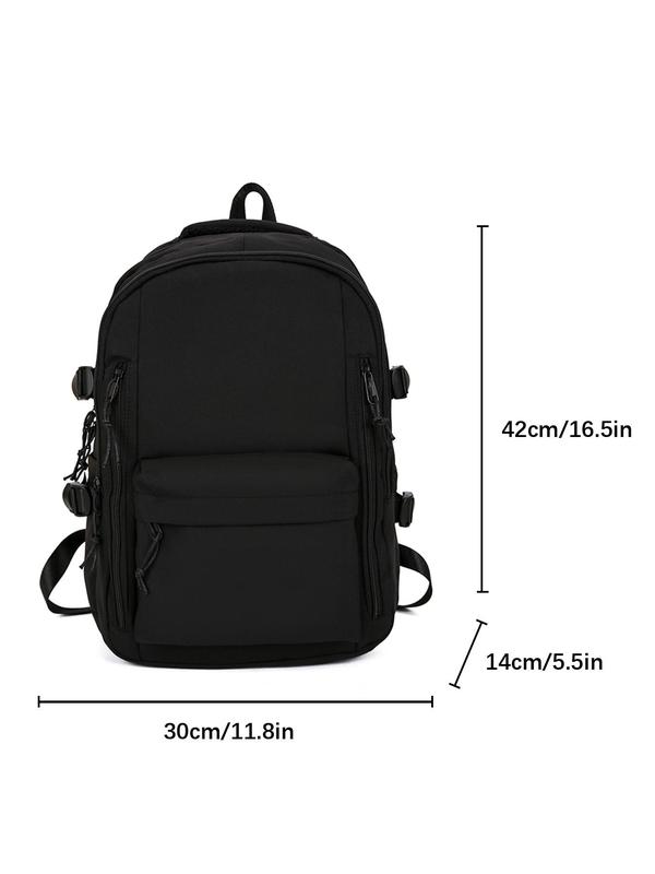 2024 New Style Solid Color Large Capacity Backpack, Waterproof Backpack for Daily Travel Work Commute, Travel Backpack for Girls, Casual Computer Backpack for Men, Nylon Backpack 2024 New Style Solid Color Large Capacity Backpack, Waterproof Backpack for Daily Travel Work Commute, Travel Backpack for Girls, Casual Computer Backpack for Men, Nylon Backpack