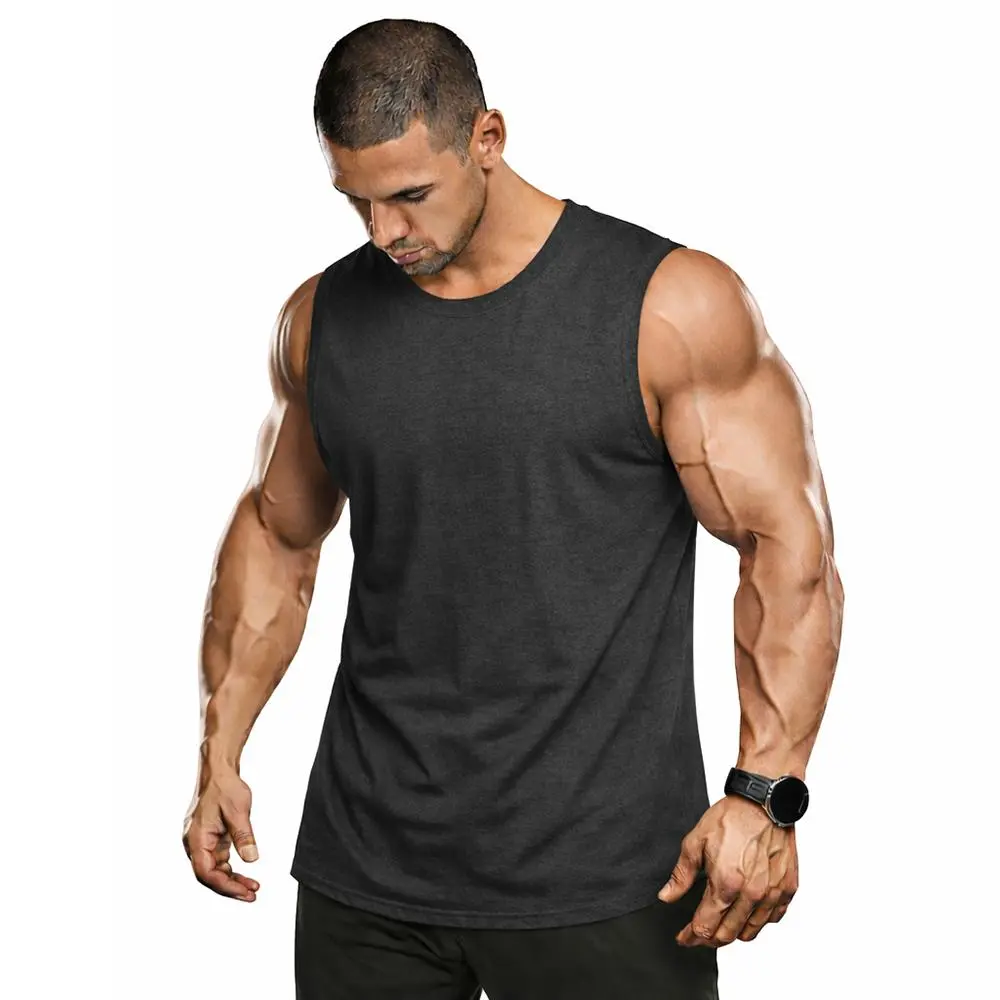 [Solid Color] 3 Pack 3 PCS Unisex Summer outfits men streetwear 80s 90s graphic tees cotton Anime tank tops men gifts Menswear Summervibes